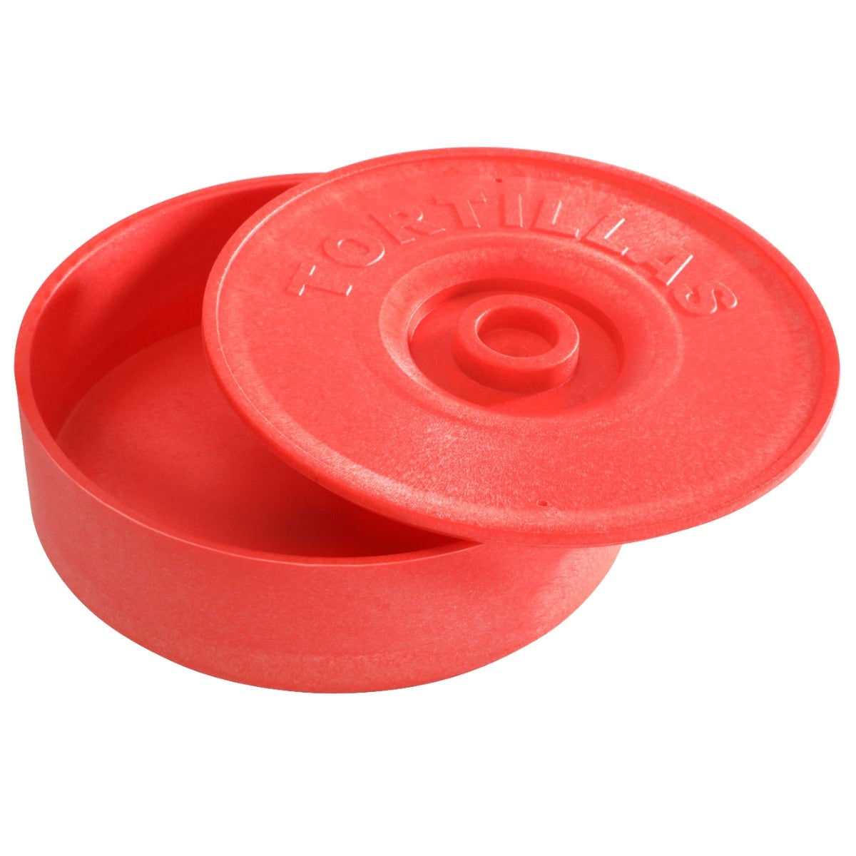 TTWL-08RD 8-1/2" Red Polypropylene Tortilla Server with Lift Off Lid