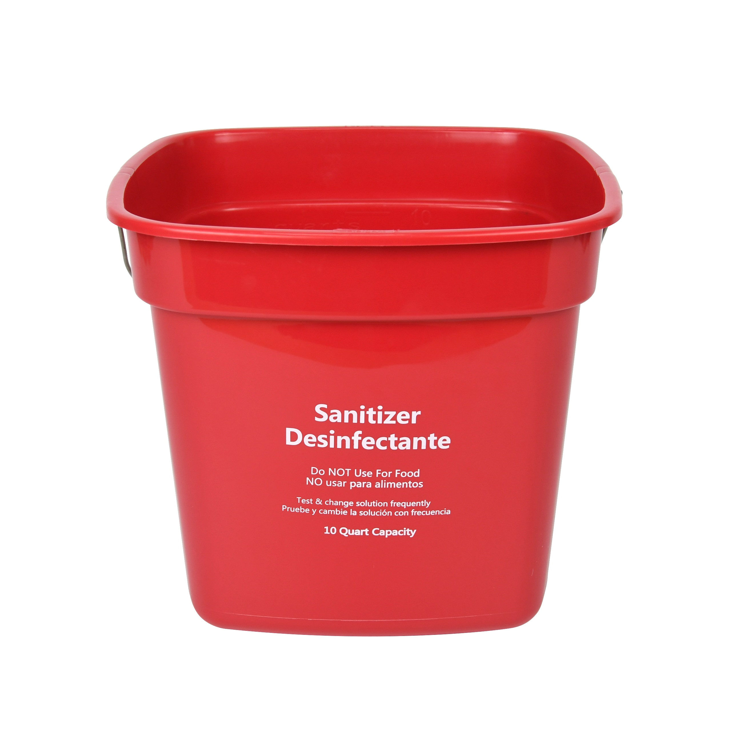 Red 10-Quart Sanitizing Pail