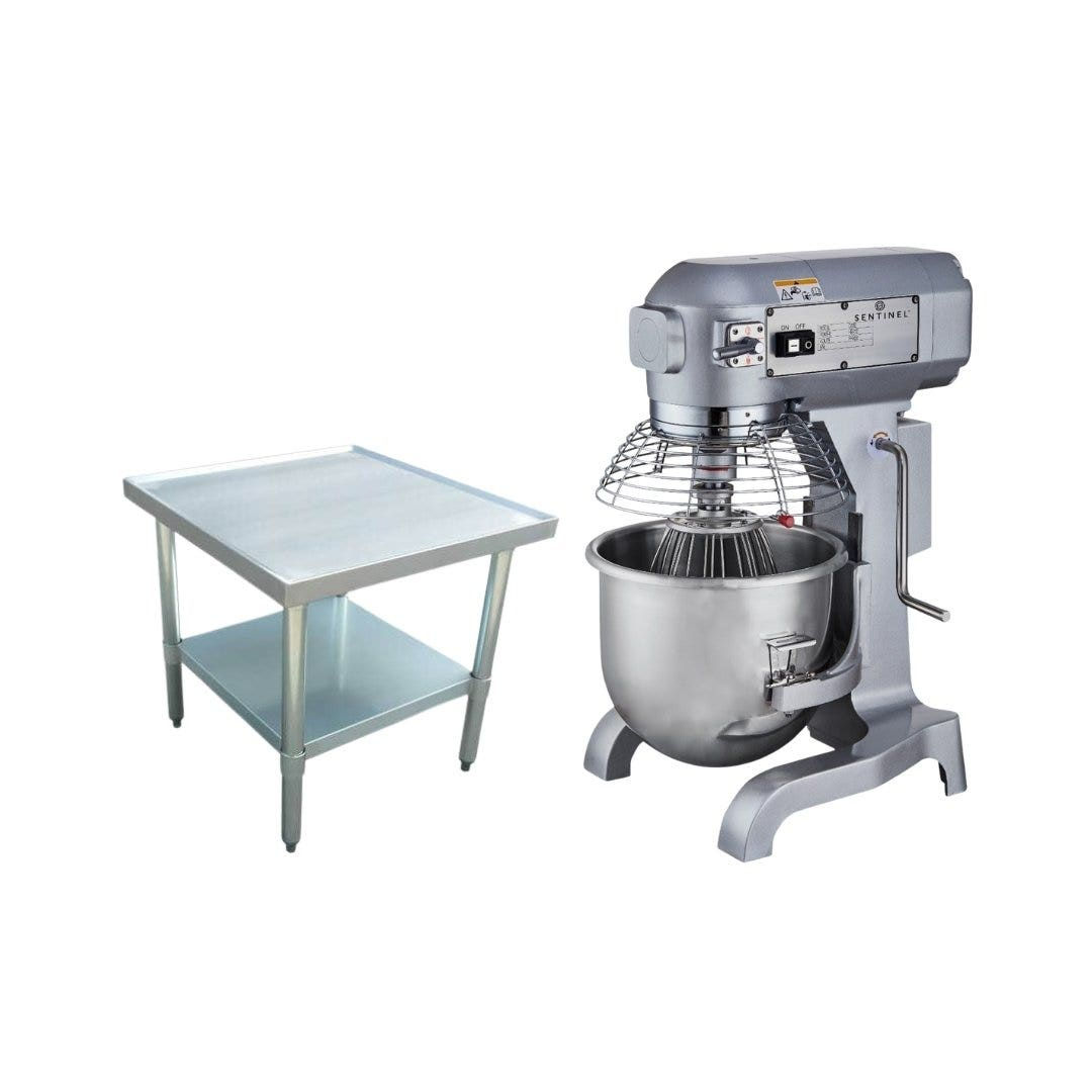 Sentinel HLM-20C 20-Quart 3-Speed 1.5 HP All-Purpose Mixer with a Free Stand