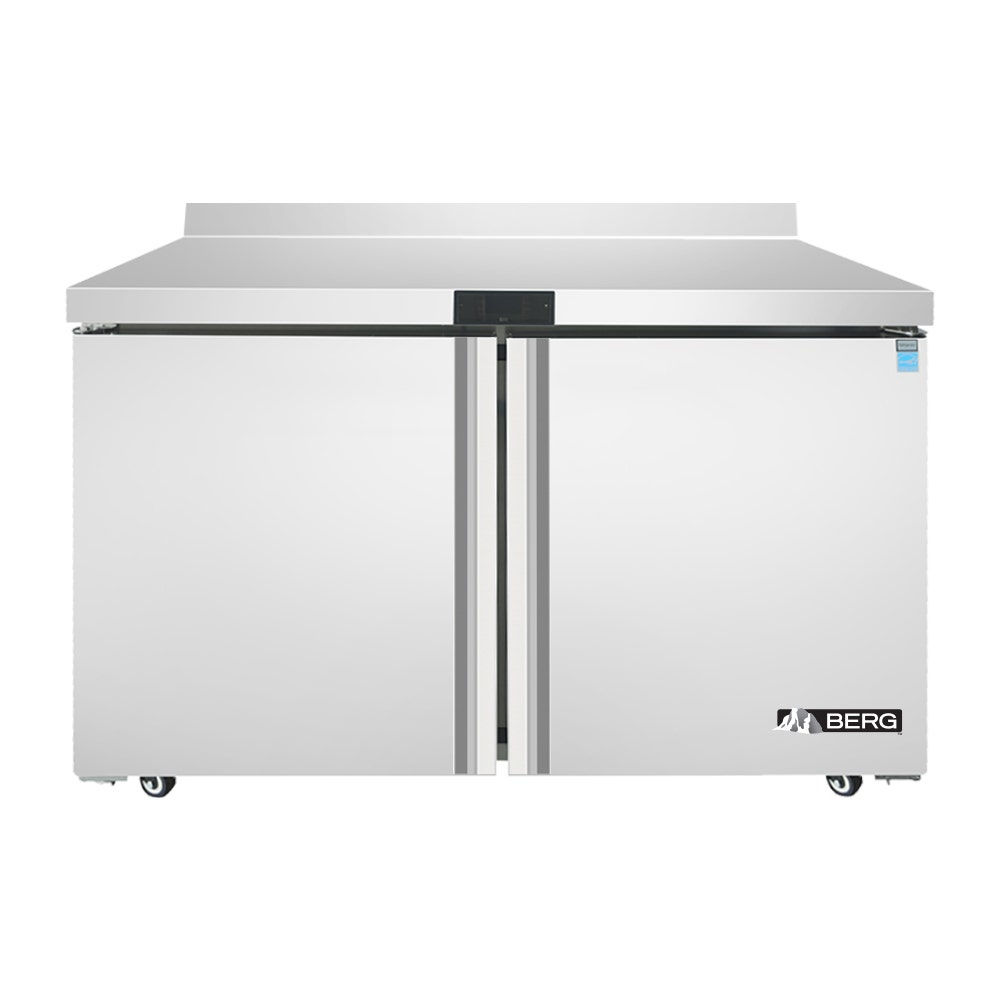 Berg BERWT48F 13.4 cu. ft. 2-Door Worktop Freezer 48-3/8"W