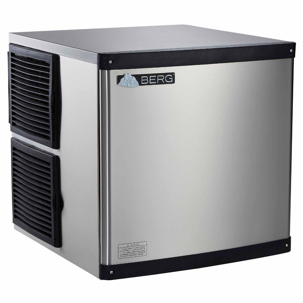 Berg BIM-350F 350 lb. Full Dice Air Cooled Ice Machine 22"W