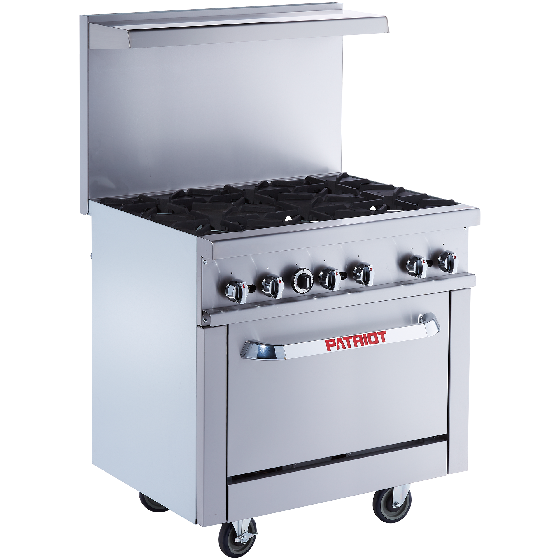 Patriot PT-R36 6-Burner Natural Gas Range 36"W