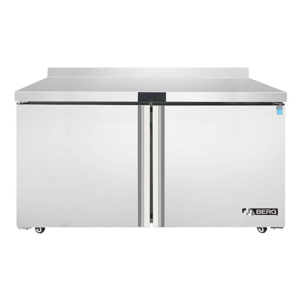 Berg BERWT60R 17.2 cu. ft. 2-Door Worktop Refrigerator 60-1/8 "W