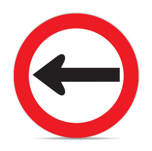 Dirección Obligada a la Izquierda