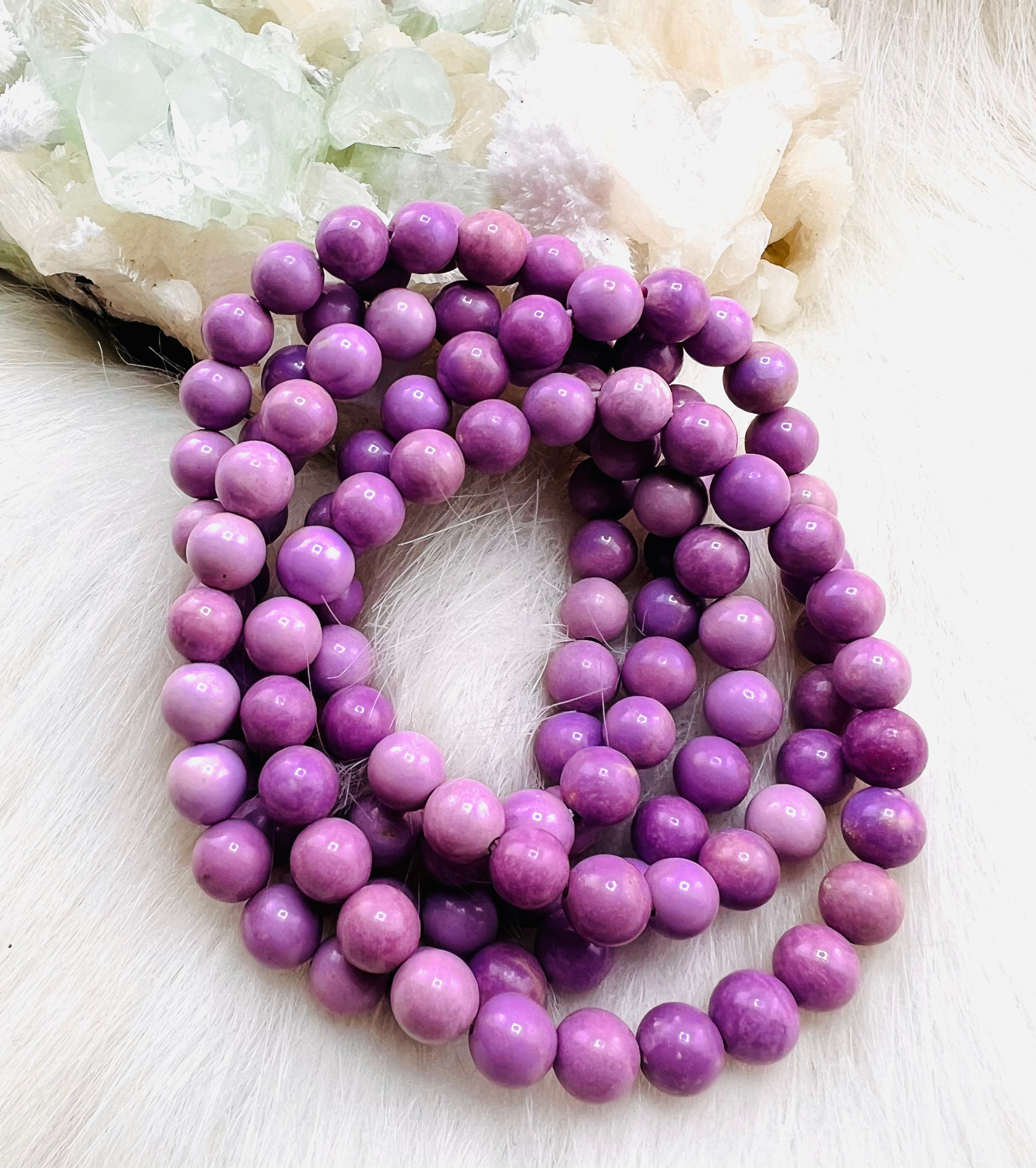 Phosphosiderite Bracelet 7mm