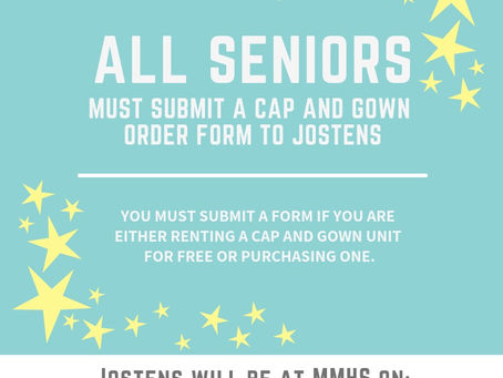 Turn in your Jostens forms!