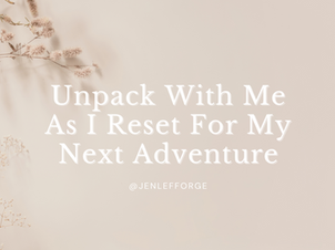 unpacking after a trip