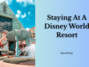Staying At A Disney World Resort