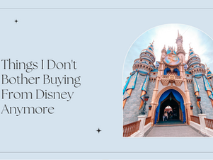 what not to buy at disney