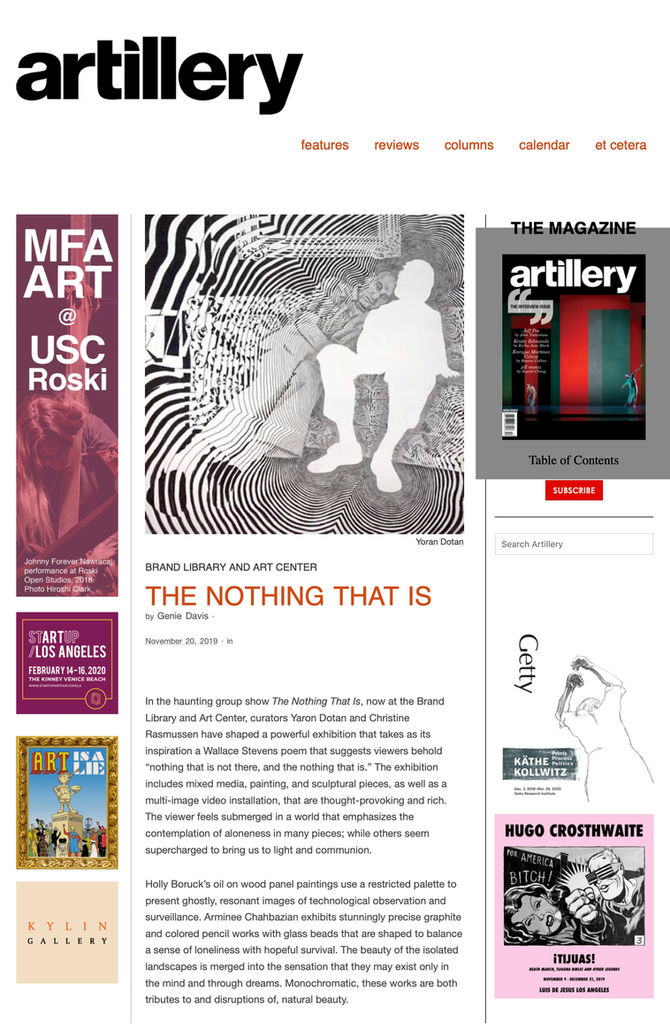 Artillery Review for The Nothing That Is