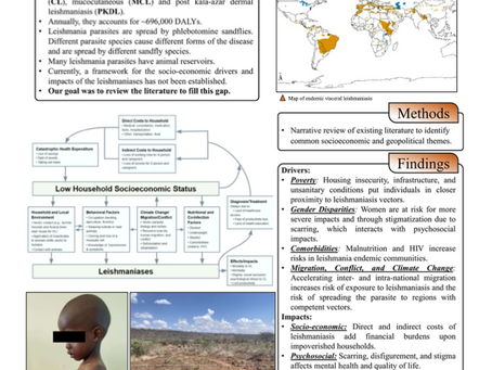 Conference Presentation: The Socioeconomic Drivers and Impacts of Leishmaniasis