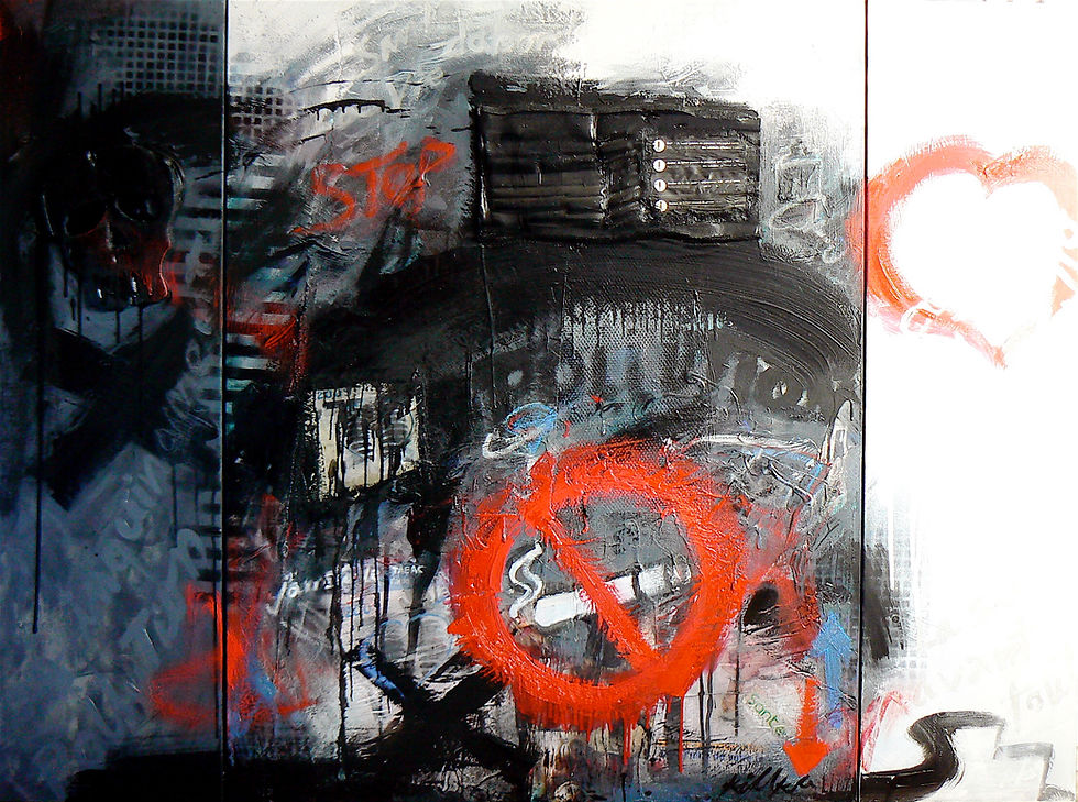 POLLUTION — 2009 — 146 × 114 cm