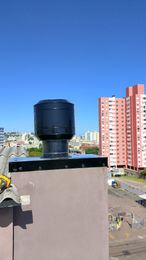 Instalação de Canhão sobre chaminé de churrasqueira