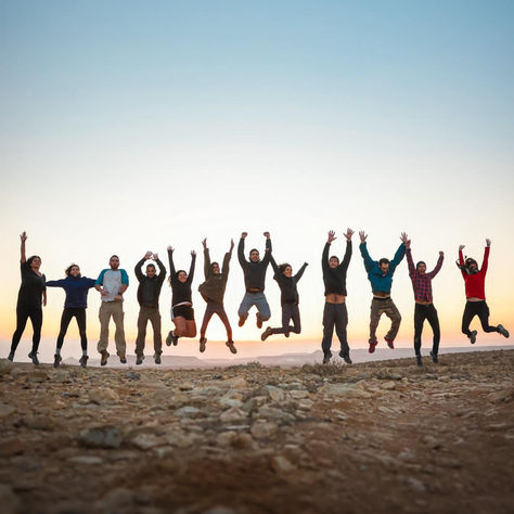 נחל חווארים- טיול זריחה