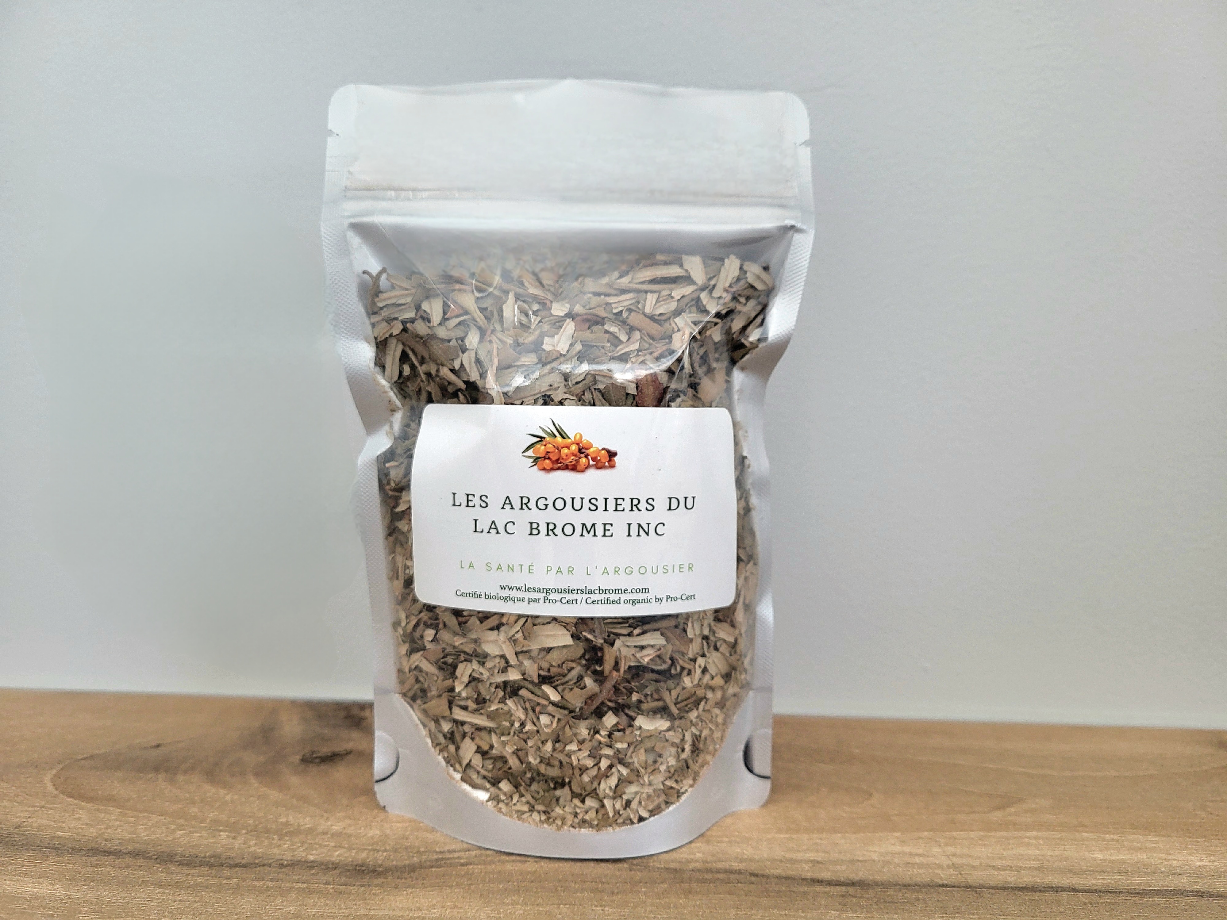 Tisane biologique de feuilles d’argousier