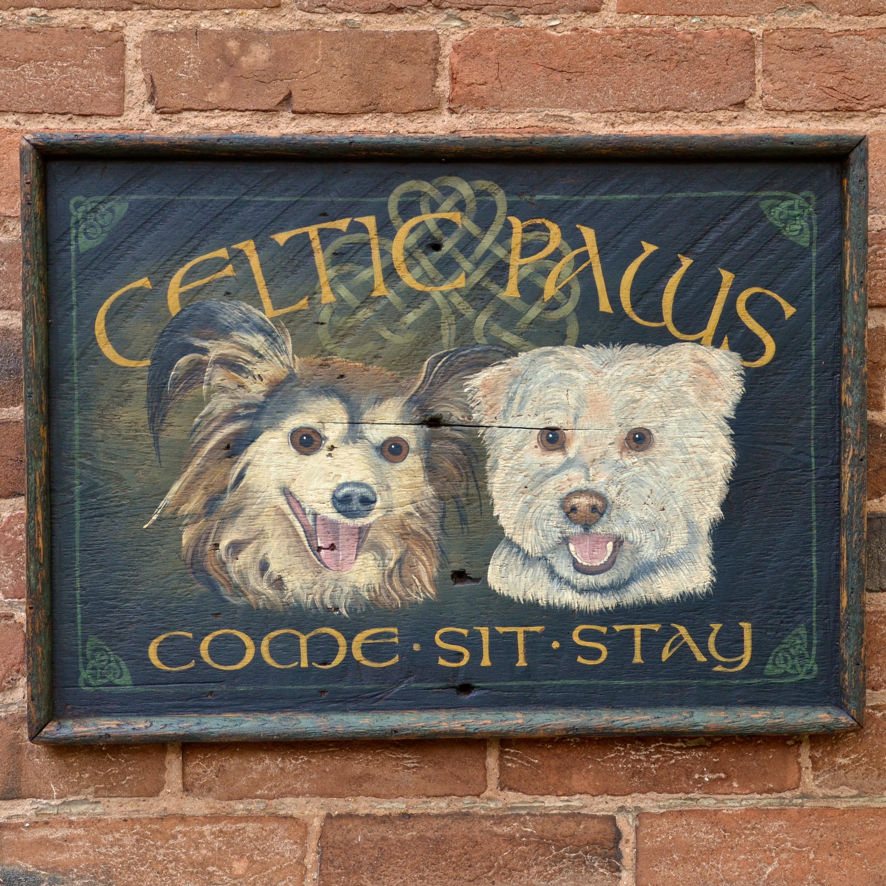 Celtic Paws Sign