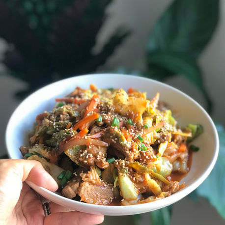 【Quick and Easy】Kimchi and Pork Stir-fry