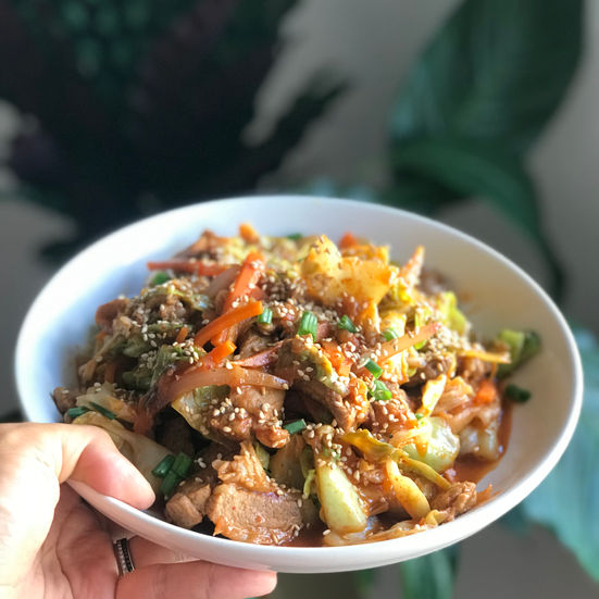 【Quick and Easy】Kimchi and Pork Stir-fry
