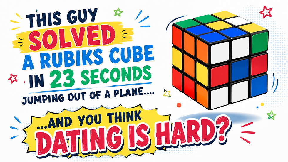 you think dating is hard?  try this