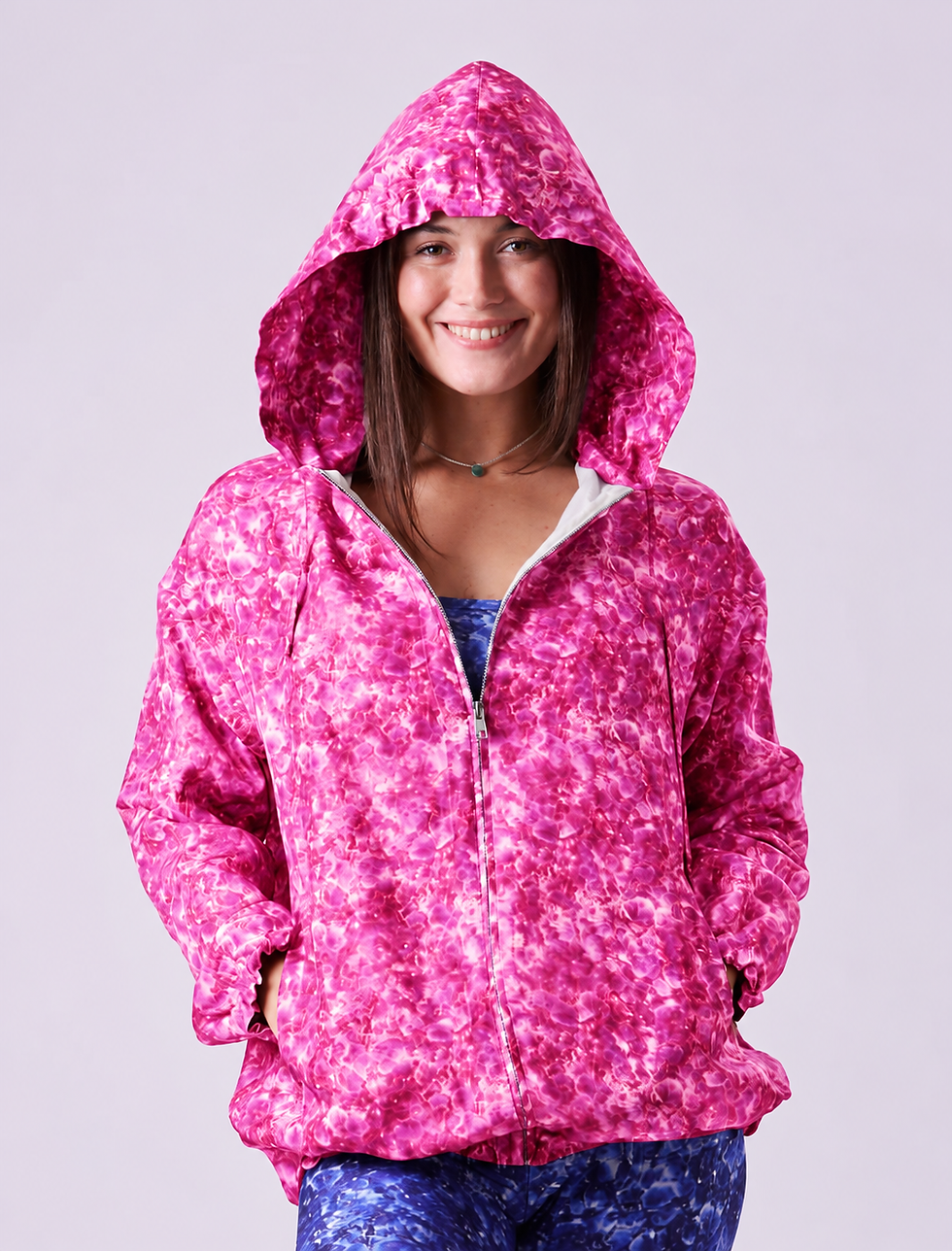 KWAY – Pure Silk · Made in Italy - crystal Amùn rose