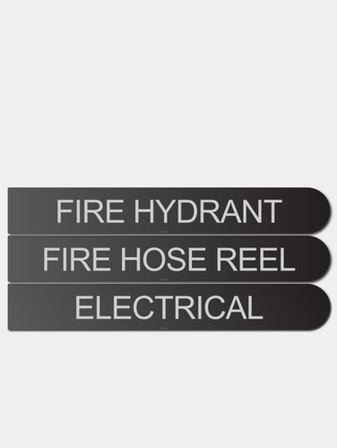 Statutory Fire Safety Signage 50MM {customisable} Arch LH | Accessible ...