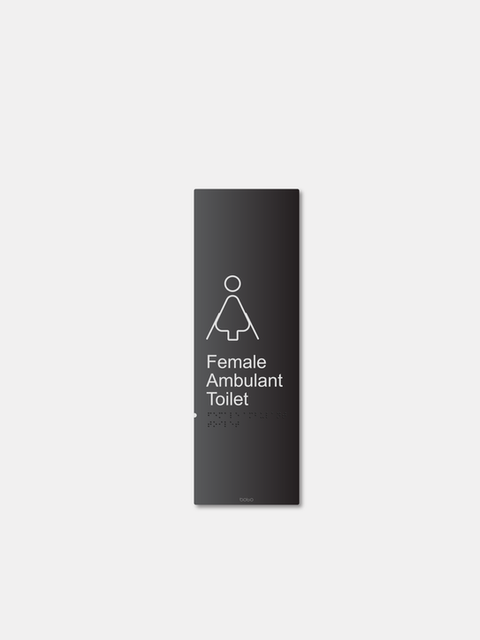 Female Ambulant Toilet Classic Signage