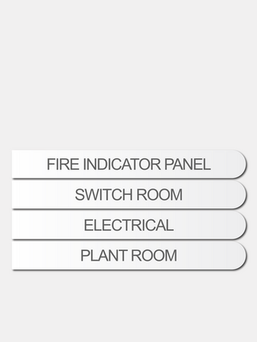 Statutory Fire Safety Signage – 25MM Arch LH | Customisable | Made by ...