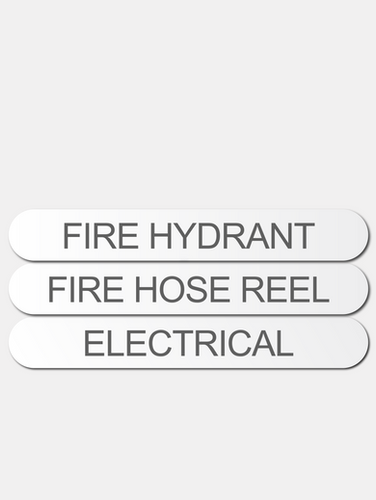 Statutory Fire Safety Signage 50MM {customisable} Capsule | Accessible ...