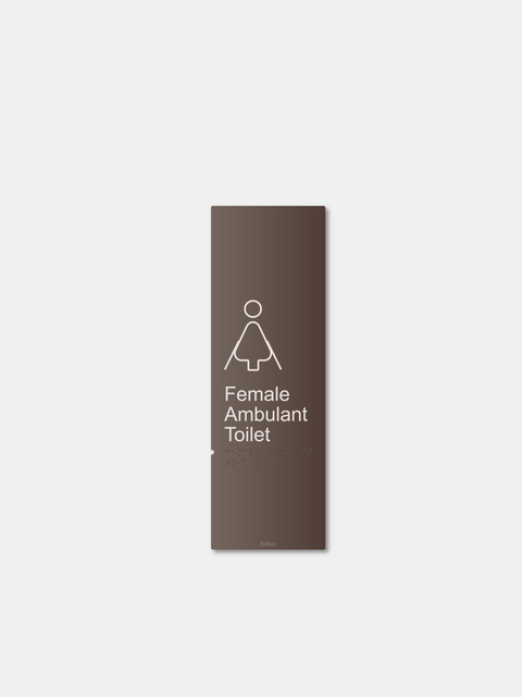 Female Ambulant Toilet Classic Signage