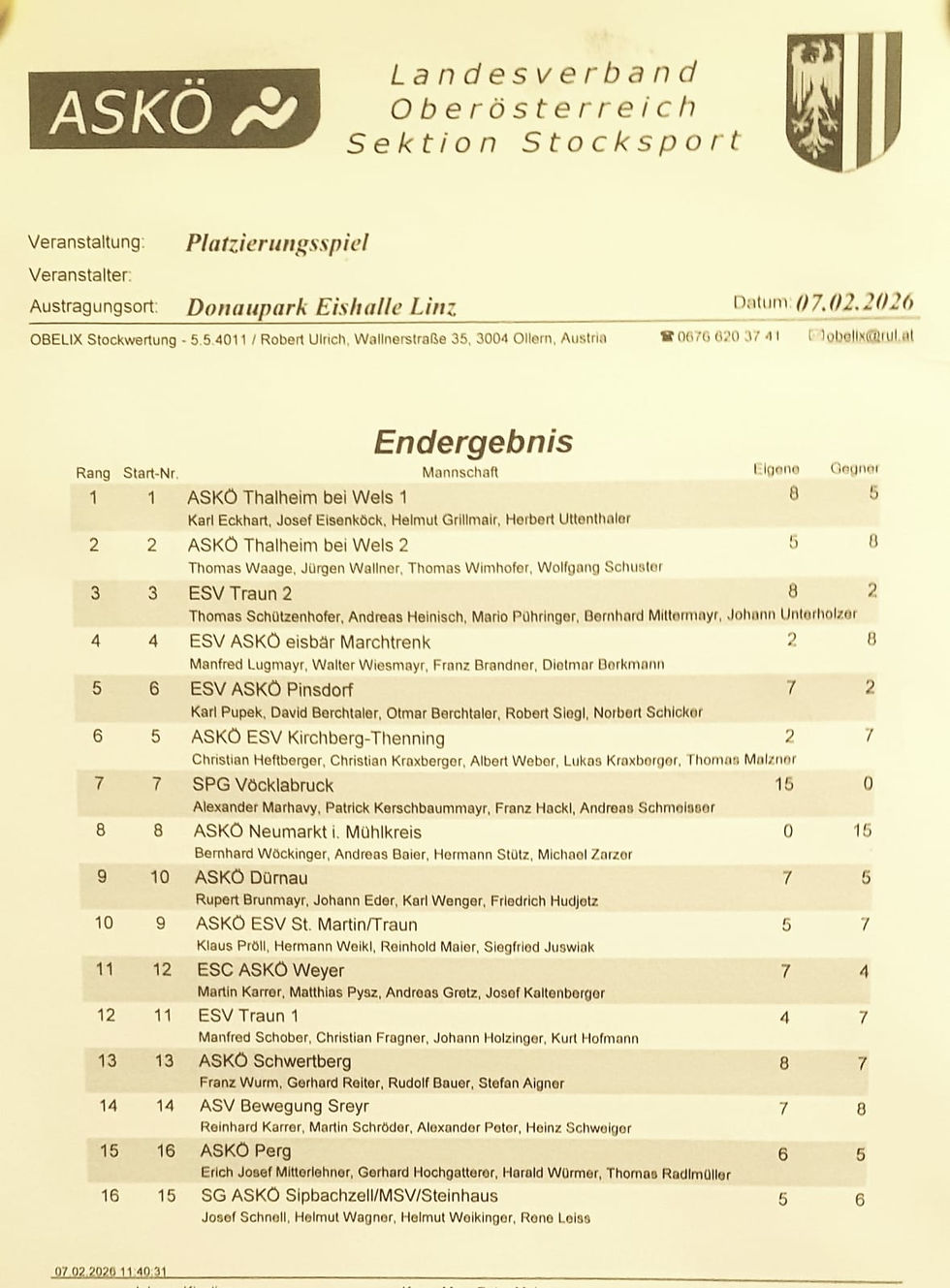 ASKÖ Landesmeisterschaft