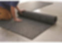 Garden Room Gym Flooring being laid
