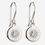 Thumbnail: Diamond Cut Disc Drop Earrings