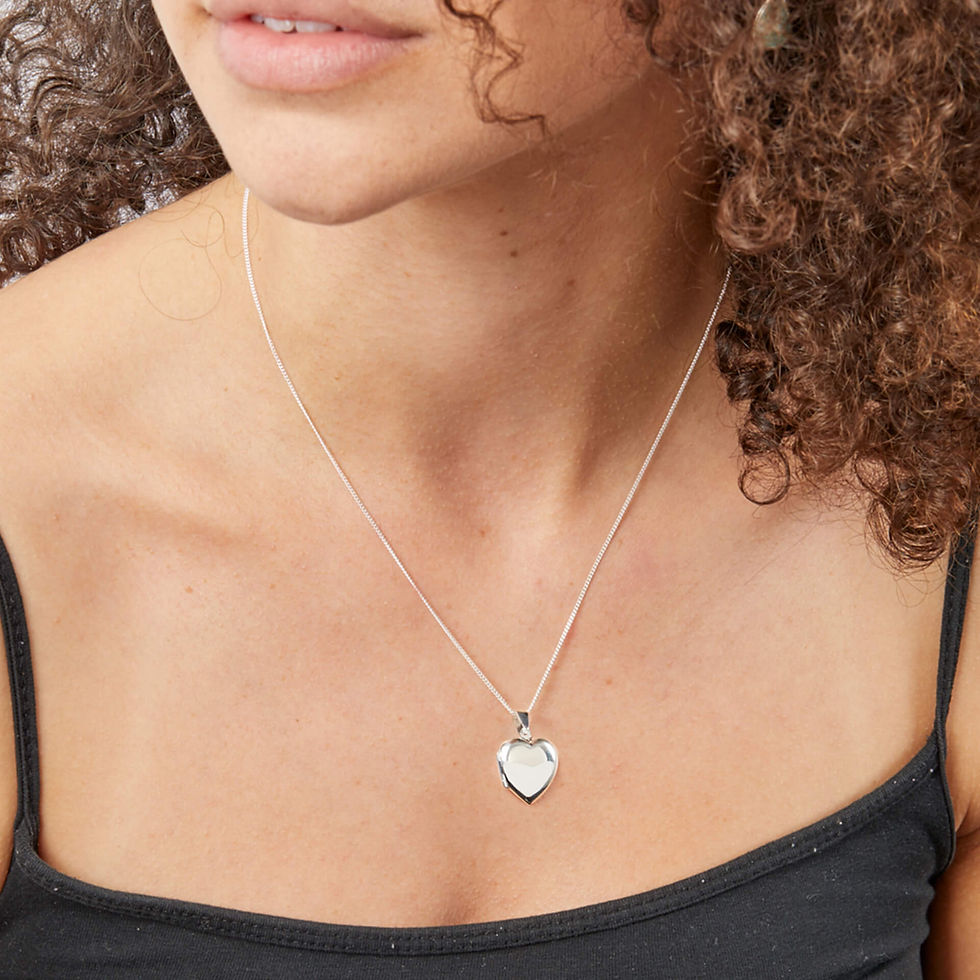 Thumbnail: Sterling Silver Heart Locket