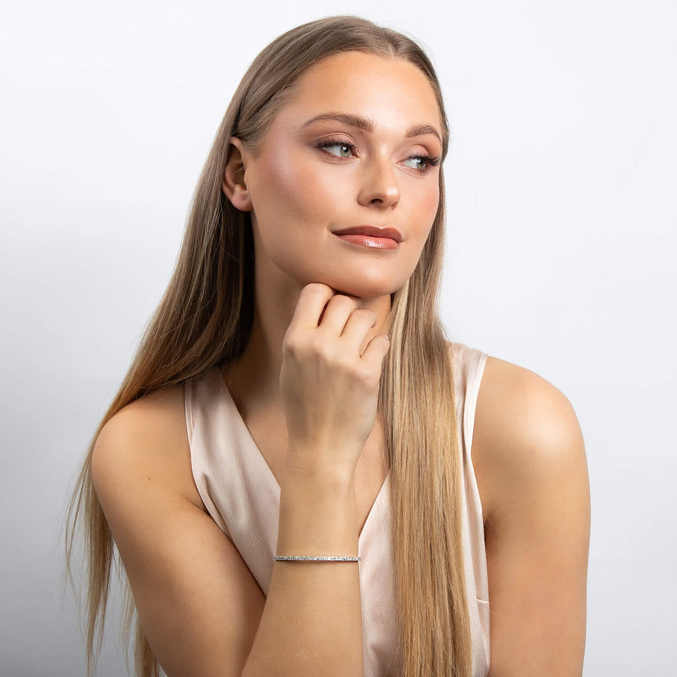Thumbnail: Multi-Stone Flexi Bangle