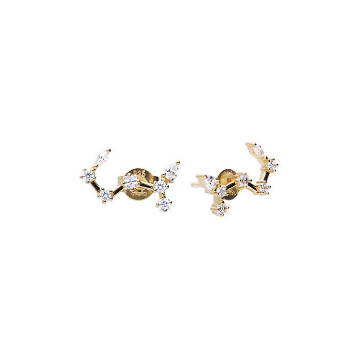 Thumbnail: Zodiac Constellation Stud Earrings