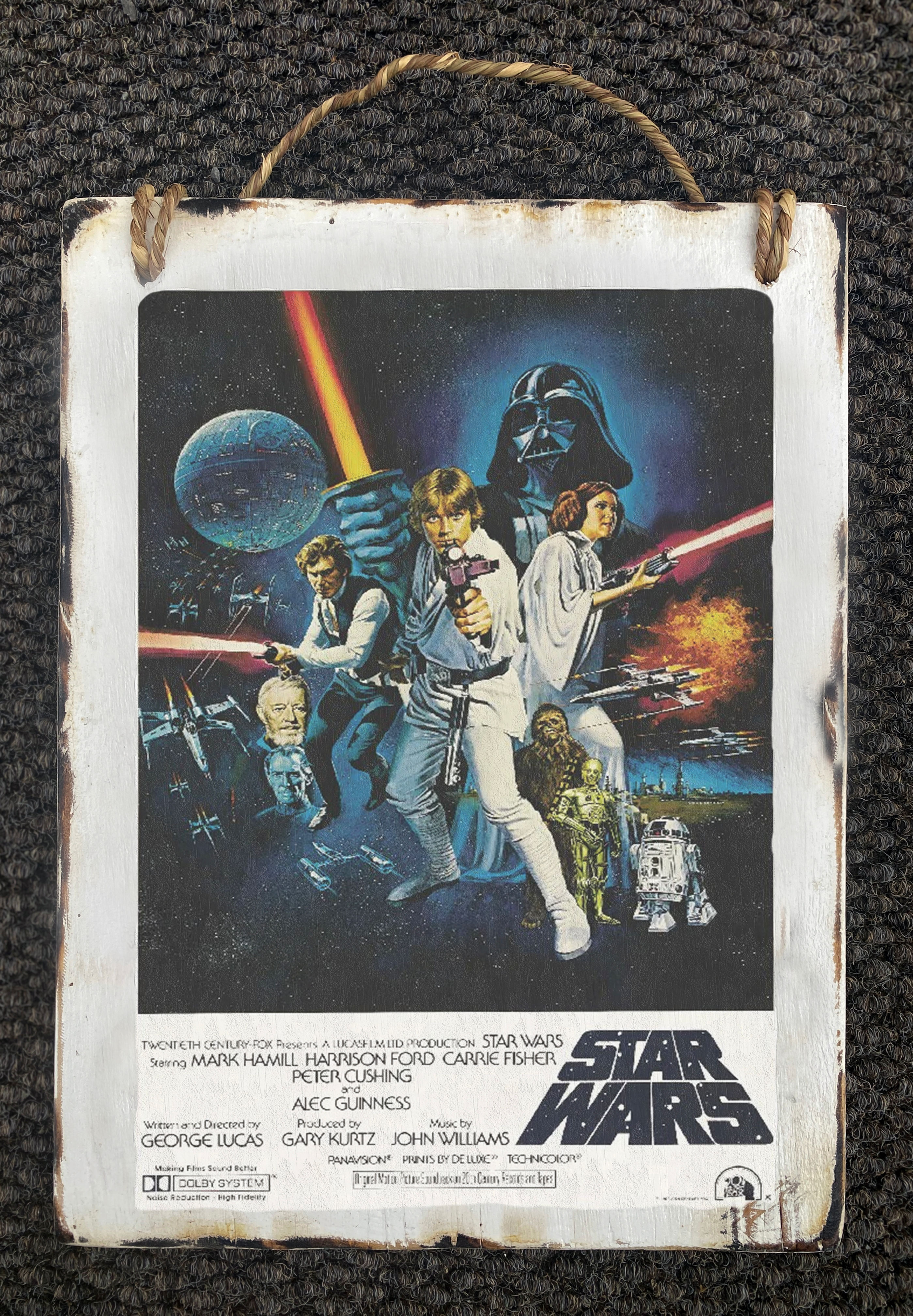 Movies | "Star Wars" movie poster sign