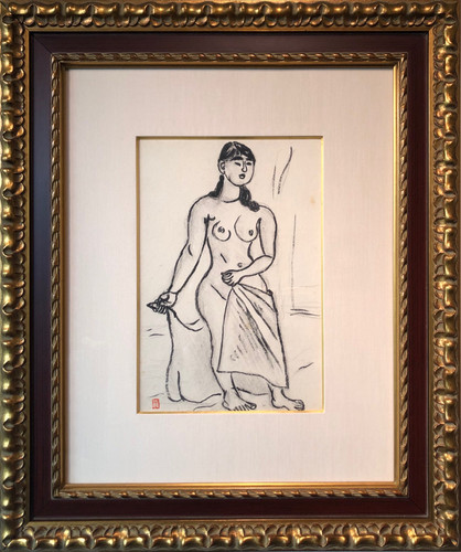 梅原龍三郎 鉛筆画 デッサン 裸婦像 C 3632B sandiegokidsdentist.com
