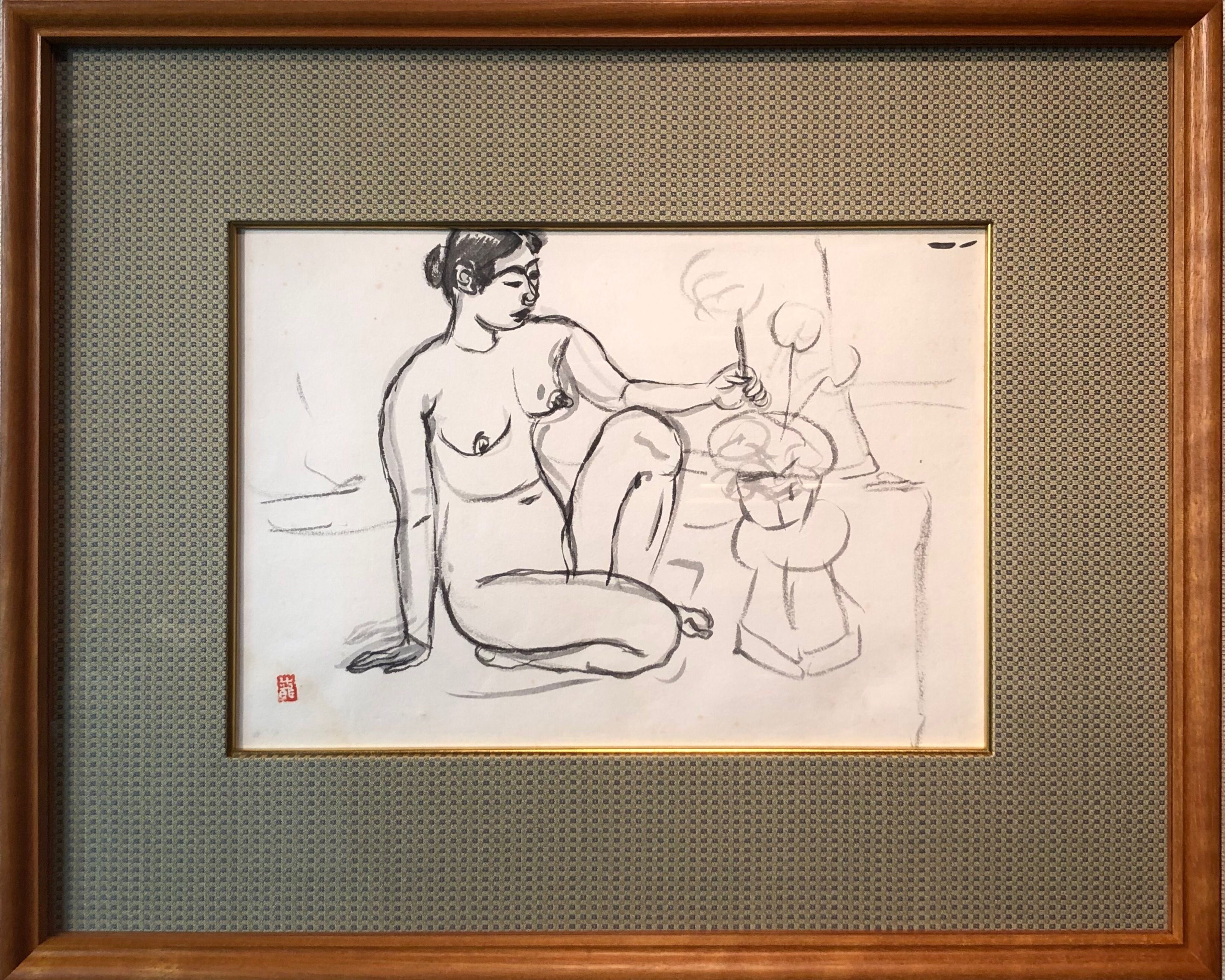 梅原龍三郎「裸婦」