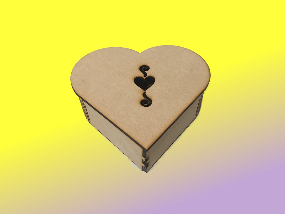 Caja corazón