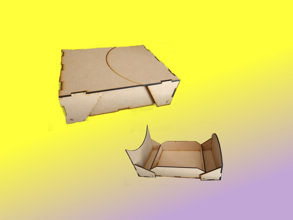 Caja abatible