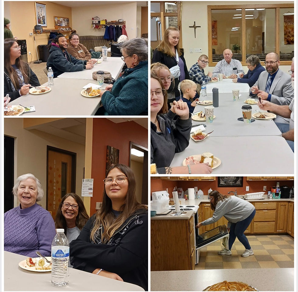 Thanksgiving Pie Social Blessings! 11.26.25