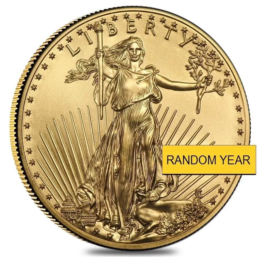 1 oz Gold AMERICAN EAGLE Coin (Random Year)