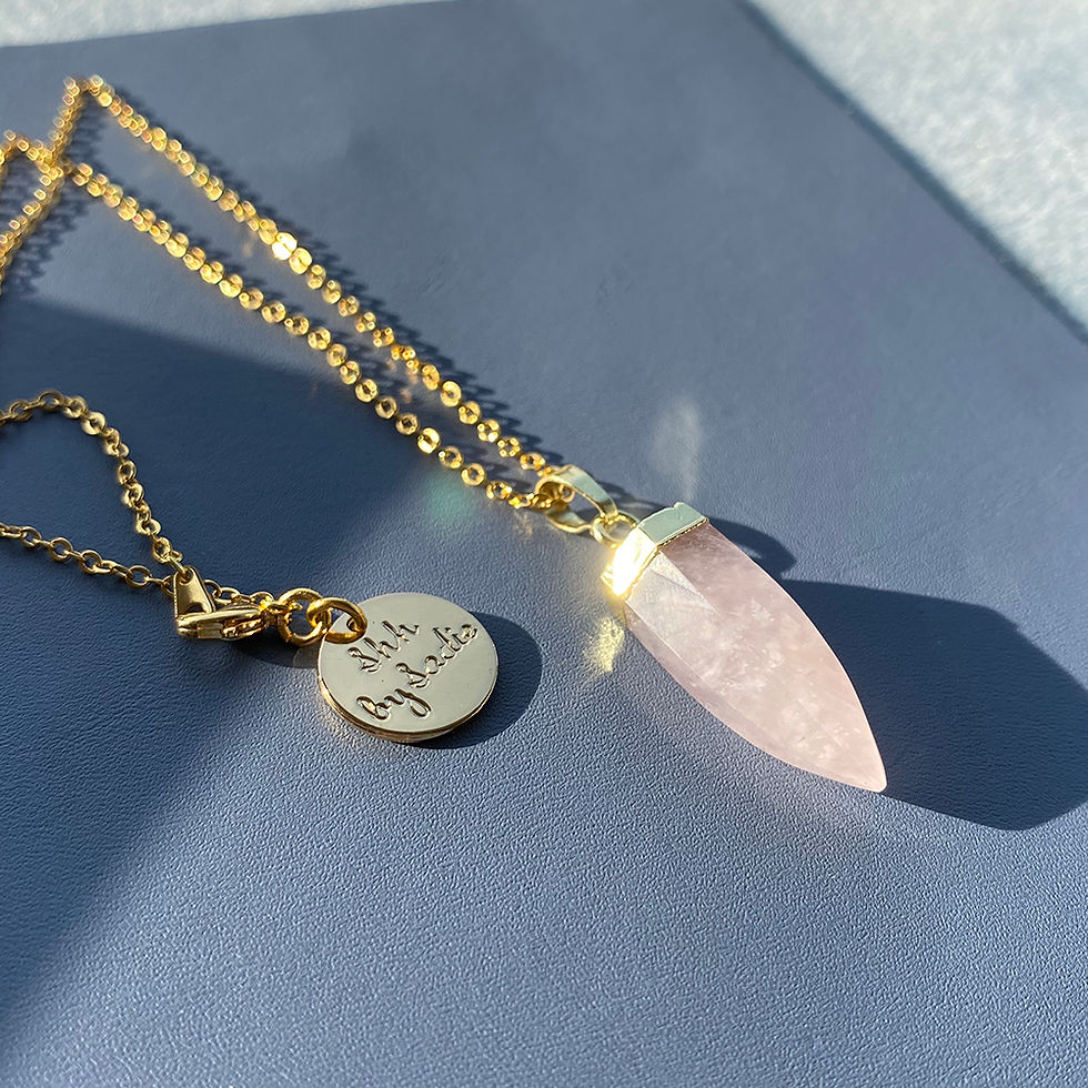 Thumbnail: Glow Necklace - Crystal Quartz / Rose Quartz / Amethyst
