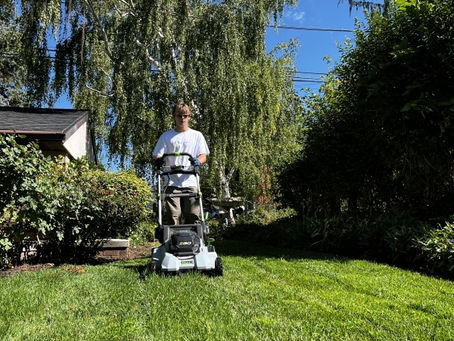 Cleaner Air with Zero-Emission Lawn Care
