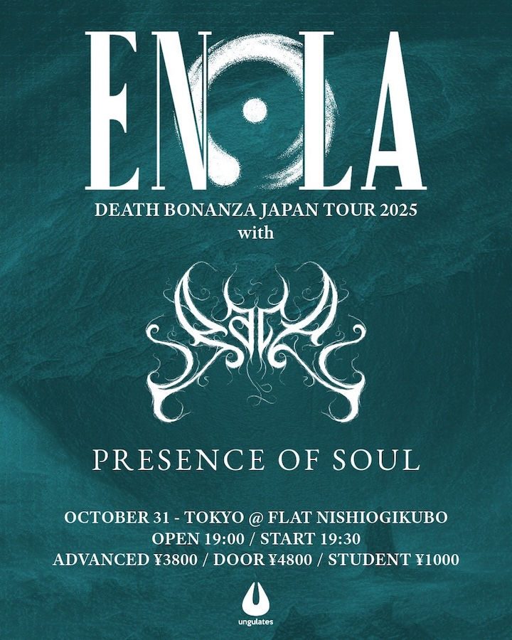 ENOLA Death Bonanza Japan Tour 2025