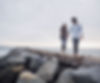 Couple Walking Pier