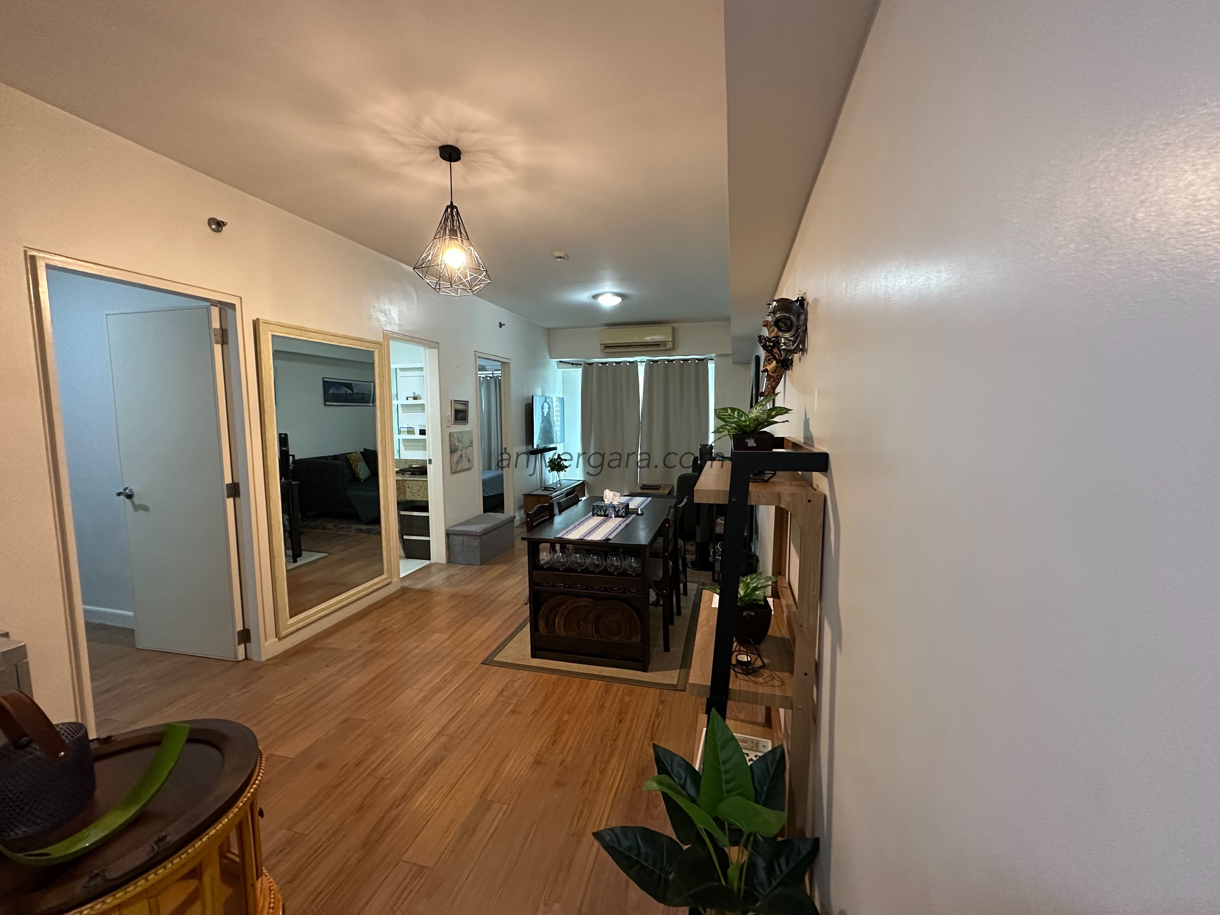 2BR The Grand Midori Makati  Fully Decorated End Unit for Lease 