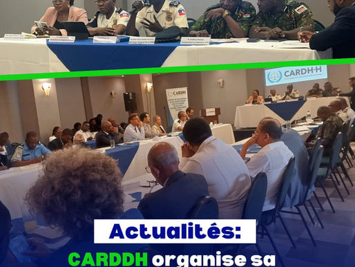 CARDDH organise sa sixième table sectorielle sur la sécurité