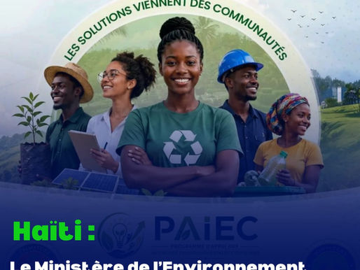 Le Ministère de l’Environnement lance deux programmes de soutien aux initiatives écologiques en Haïti

