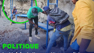 La Mairie de Kenscoff poursuit la modernisation de la commune avec le lancement des travaux d’installation des arrêts de bus